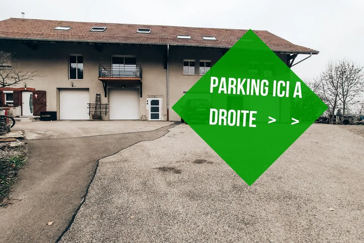 Le Chaplin-A Cote De Geneve-Calme-Fonctionnel-Wifi-Parking Apartment Neydens